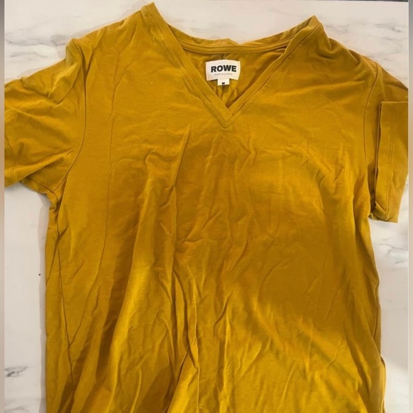 BNWOT - ROWE Apparel V-neck  T’s (ethically made in Canada) - Picture 2 of 4